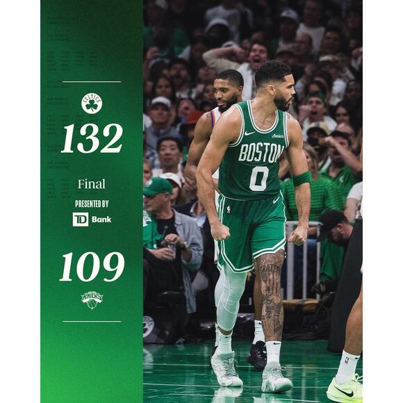Boston Celtics v New York Knicks 10/22/24 Banner Night Lineup Roster Poster - Picture 4 of 16